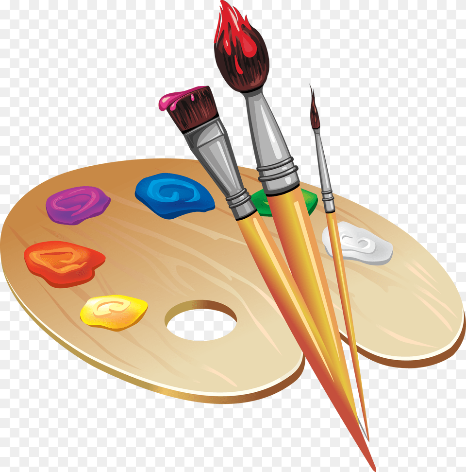 Palette, Brush, Device, Tool, Paint Container Png Image