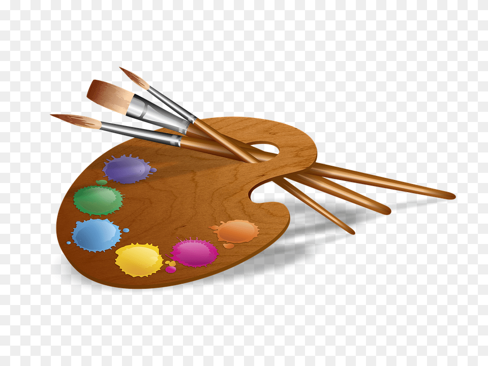 Palette, Paint Container, Brush, Device, Tool Free Png