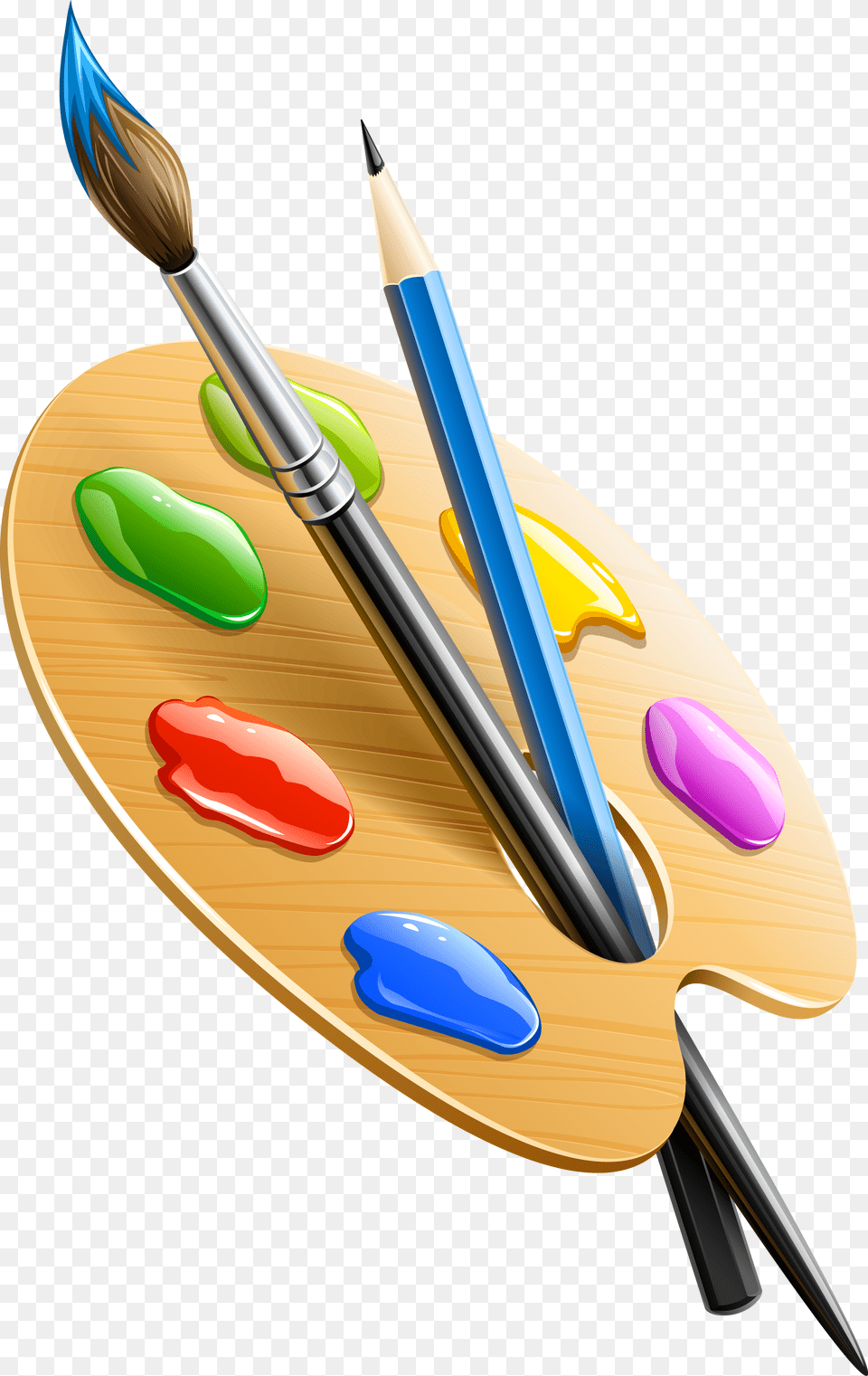 Palette, Brush, Device, Paint Container, Tool Free Png Download