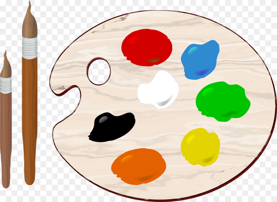 Palette Painting Artist Brush, Paint Container, Plate, Hockey, Ice Hockey Png