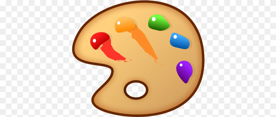 Palette Painting Images Art Emoji, Cookie, Food, Paint Container, Sweets Free Png Download
