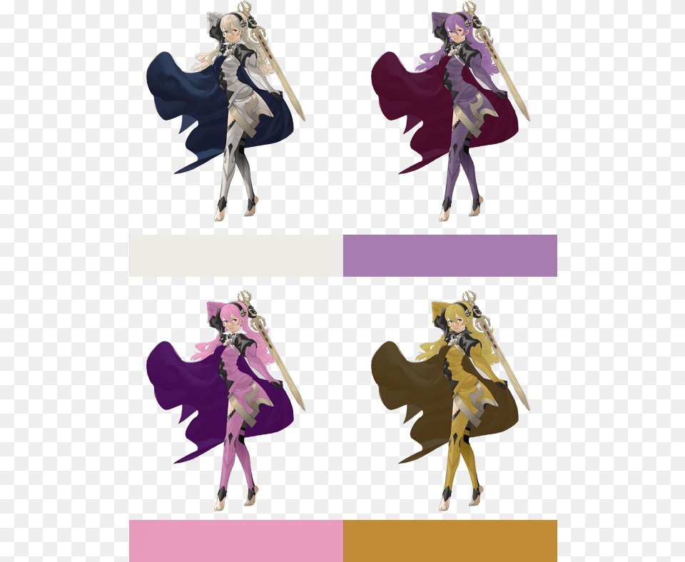 Palette Swaps And Alternate Costume Wpalette Swap Corrin Fe Fates, Book, Publication, Comics, Adult Free Png