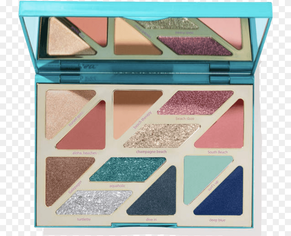 Palette Tarte High Tides And Good Vibes, Paint Container, Cosmetics, Face, Head Png Image