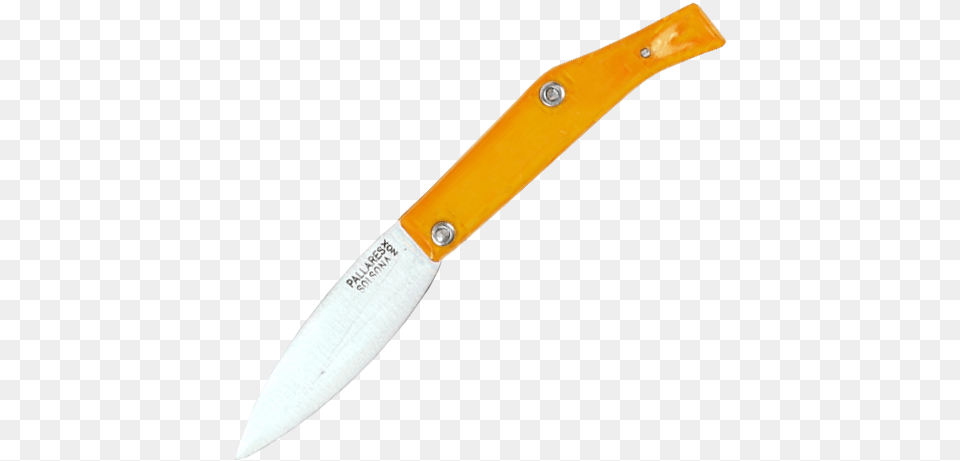Pallares Resin Folding Pocket Knife Orange 7cm Utility Knife, Blade, Weapon, Dagger Free Png Download