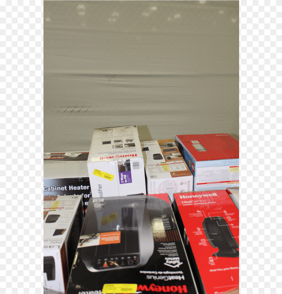 Pallet 37 Pcs Heaters Customer Returns Lasko Honeywell Gadget, Publication, Book, Box, Hardware Png