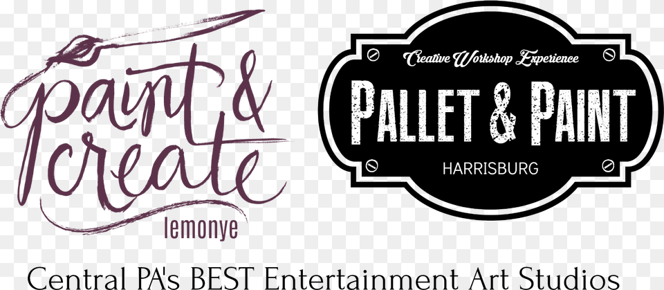 Pallet And Paint Logo Calligraphy, Handwriting, Text, Person Free Transparent Png