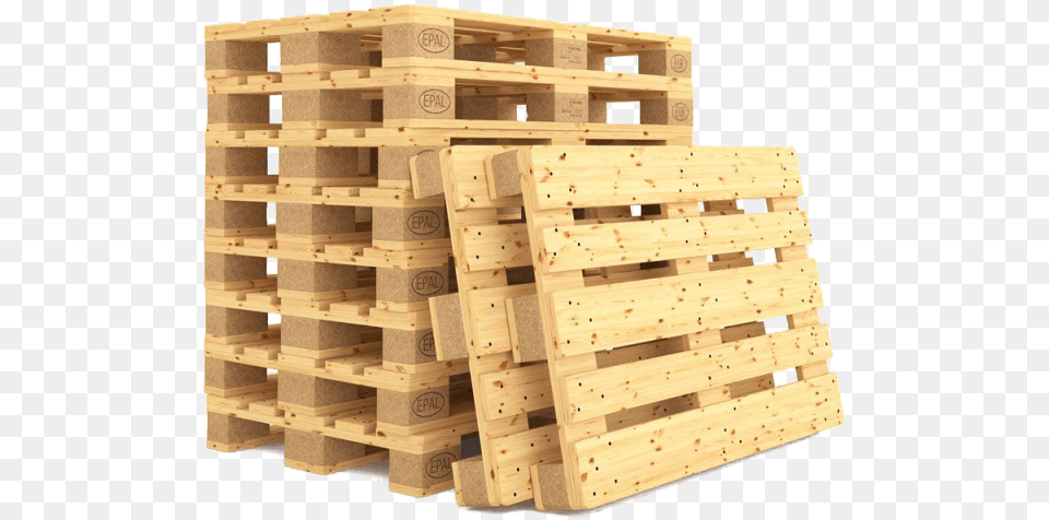 Pallet Supplier Wood Pallets On White Background In 5 Embalajes De Madera, Box, Crate, Lumber, Plywood Free Png Download