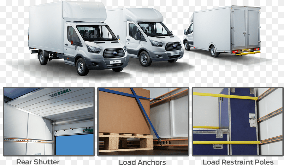 Pallets In Luton Van, Moving Van, Transportation, Vehicle, Machine Free Transparent Png