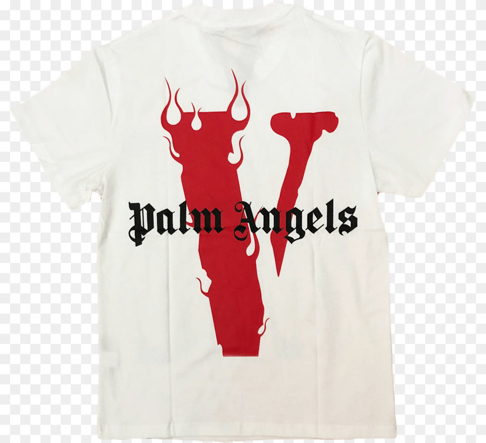 Palm Angels White T Shirt, Clothing, T-shirt Png Image