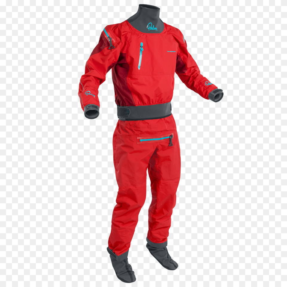 Palm Atom Drysuit In Flame Red Mens Drysuits Onepiece Drysuit, Clothing, Coat, Pants, Boy Free Png