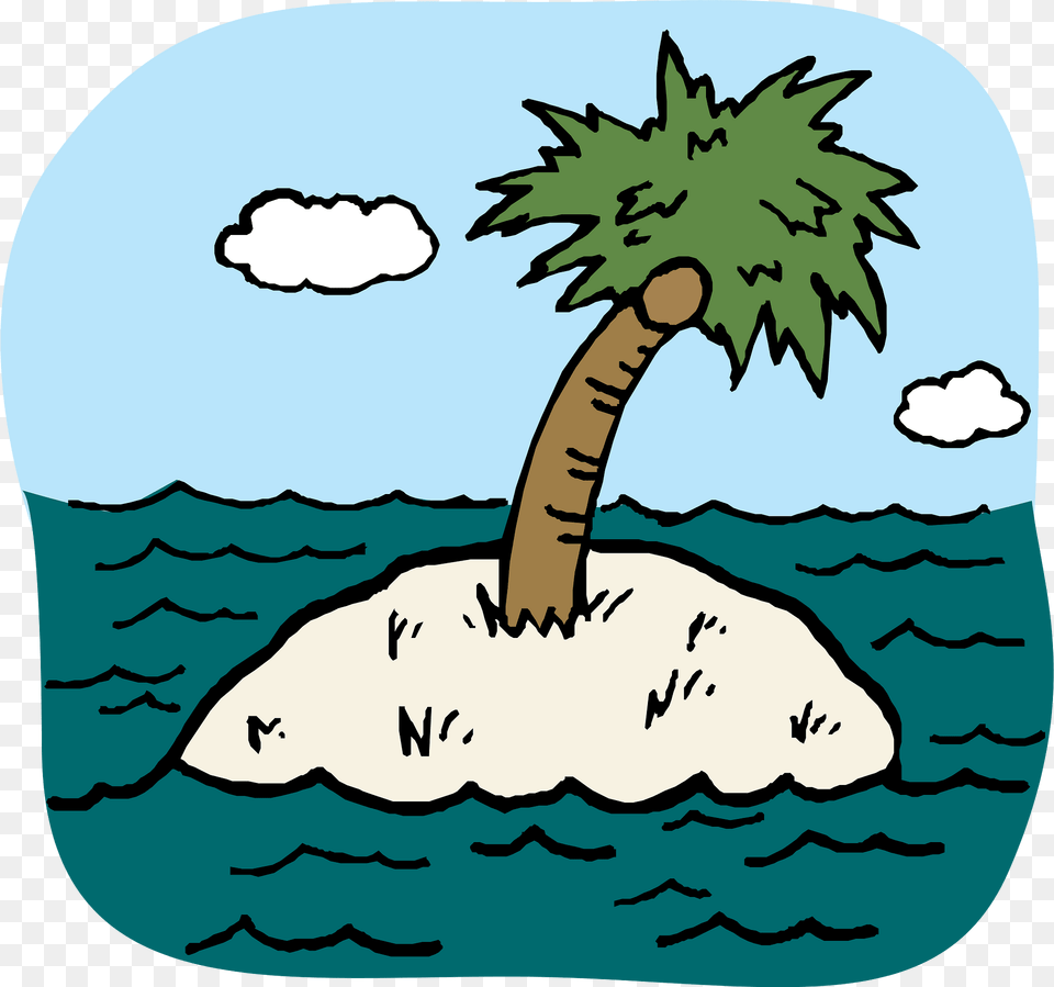 Palm Clipart, Water, Tree, Sea, Plant Png