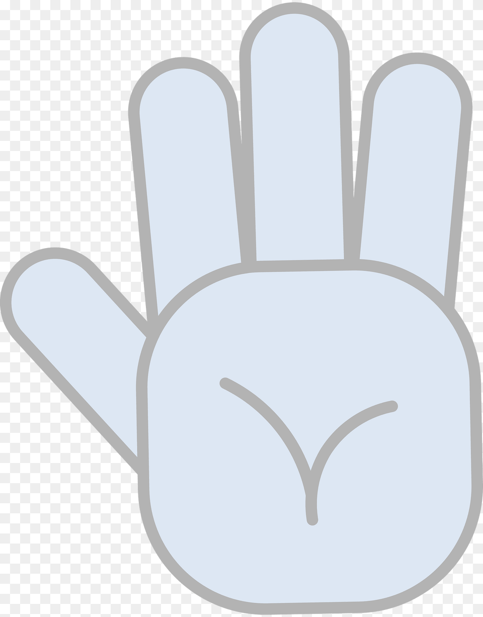 Palm Hand In Glove Clipart, Clothing, Baseball, Baseball Glove, Sport Free Png Download