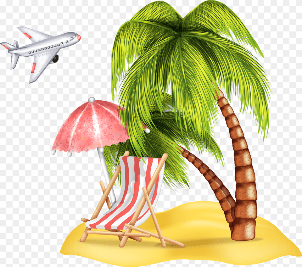 Palm Islands Beach Clip Art Beach Palm Trees Free Png Download