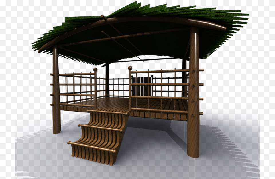 Palm Leaf Hut Gazebo, Outdoors, Architecture, Bus Stop, Building Free Png