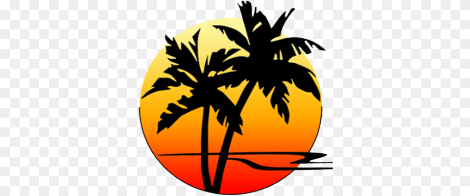 Palm Logo Transparent Clipart Palm Trees Logos, Nature, Outdoors, Sky, Sun Png Image