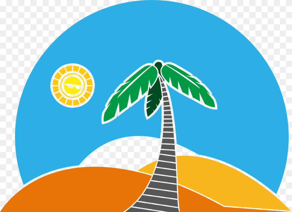 Palm Palmera Playa Desierto Sol Tropicales Verano Portable Network Graphics, Art, Animal, Fish, Sea Life Free Png Download