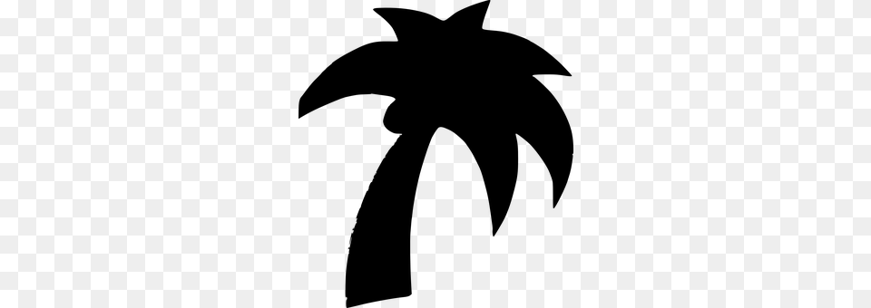 Palm Tree Gray Free Transparent Png