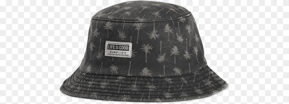 Palm Tree Bucket Hat Hat, Clothing, Sun Hat, Hardhat, Helmet Png Image