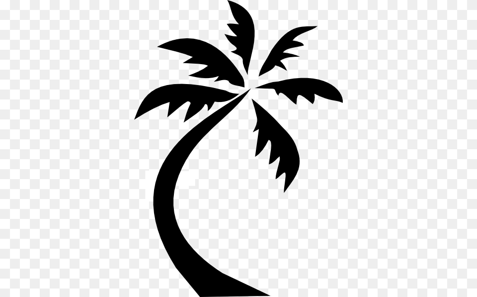 Palm Tree Clip Art, Leaf, Plant, Stencil, Animal Free Png
