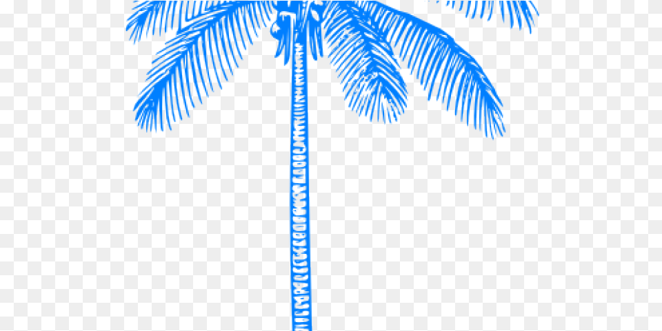 Palm Tree Clip Art Palm Tree Clipart Curved Teal Coconut Tree Clip Art, Palm Tree, Plant, Vegetation, Nature Free Png