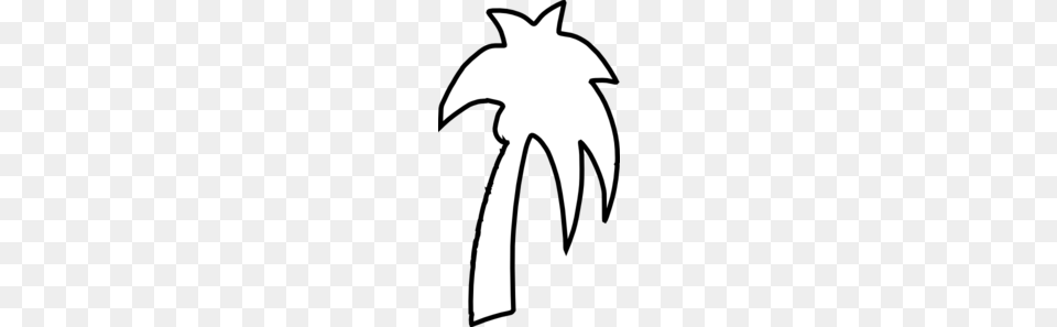 Palm Tree Clipart Outline Clip Art Images, Stencil, Symbol, Logo, Person Free Png