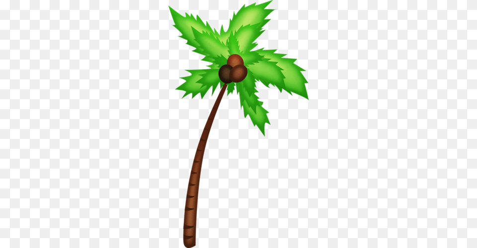 Palm Tree Clipart Summer Day, Palm Tree, Plant, Leaf, Balloon Free Png Download