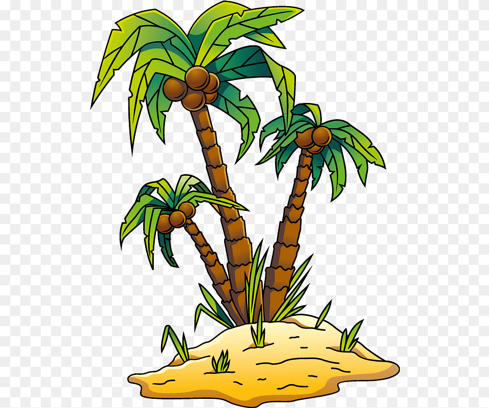 Palm Tree Clipart Vertical, Plant, Vegetation, Palm Tree, Jungle Png