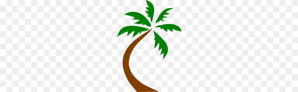 Palm Tree Curved Clip Art Clip Art, Leaf, Palm Tree, Plant, Vegetation Png