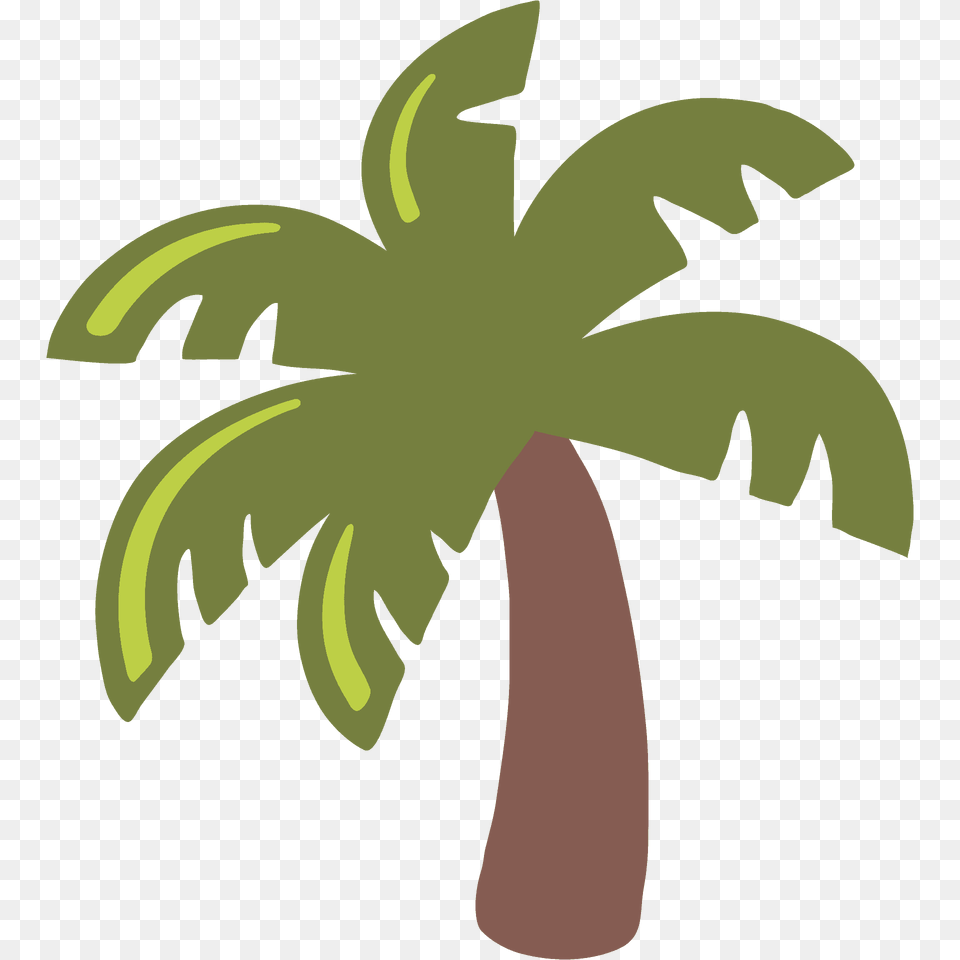 Palm Tree Emoji Clipart, Palm Tree, Plant, Animal, Fish Free Png