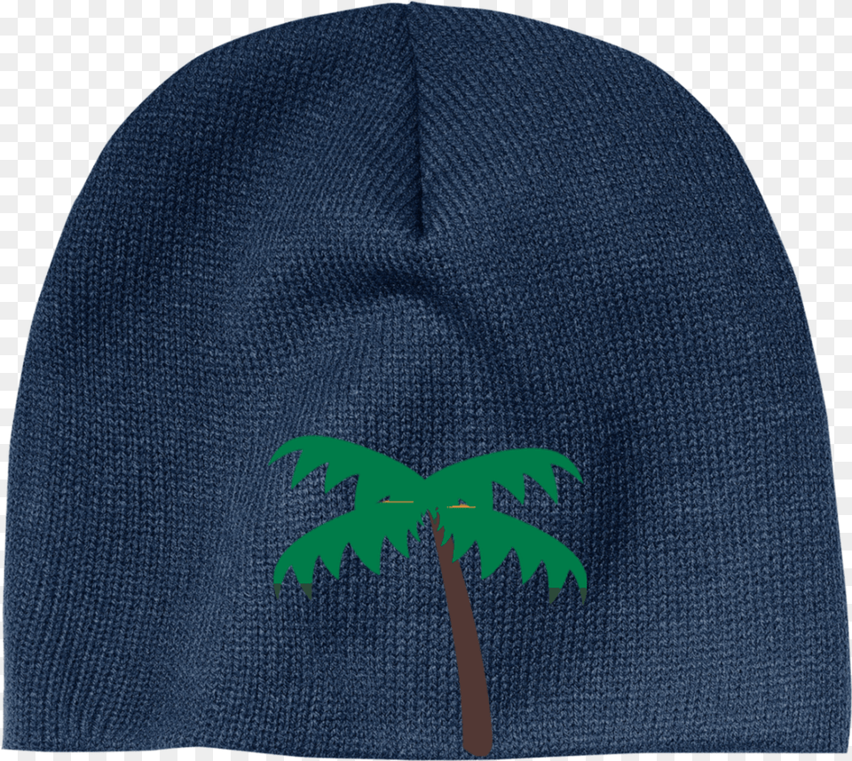 Palm Tree Emoji Cp91 100 Acrylic Beanie, Cap, Clothing, Hat, Person Free Transparent Png