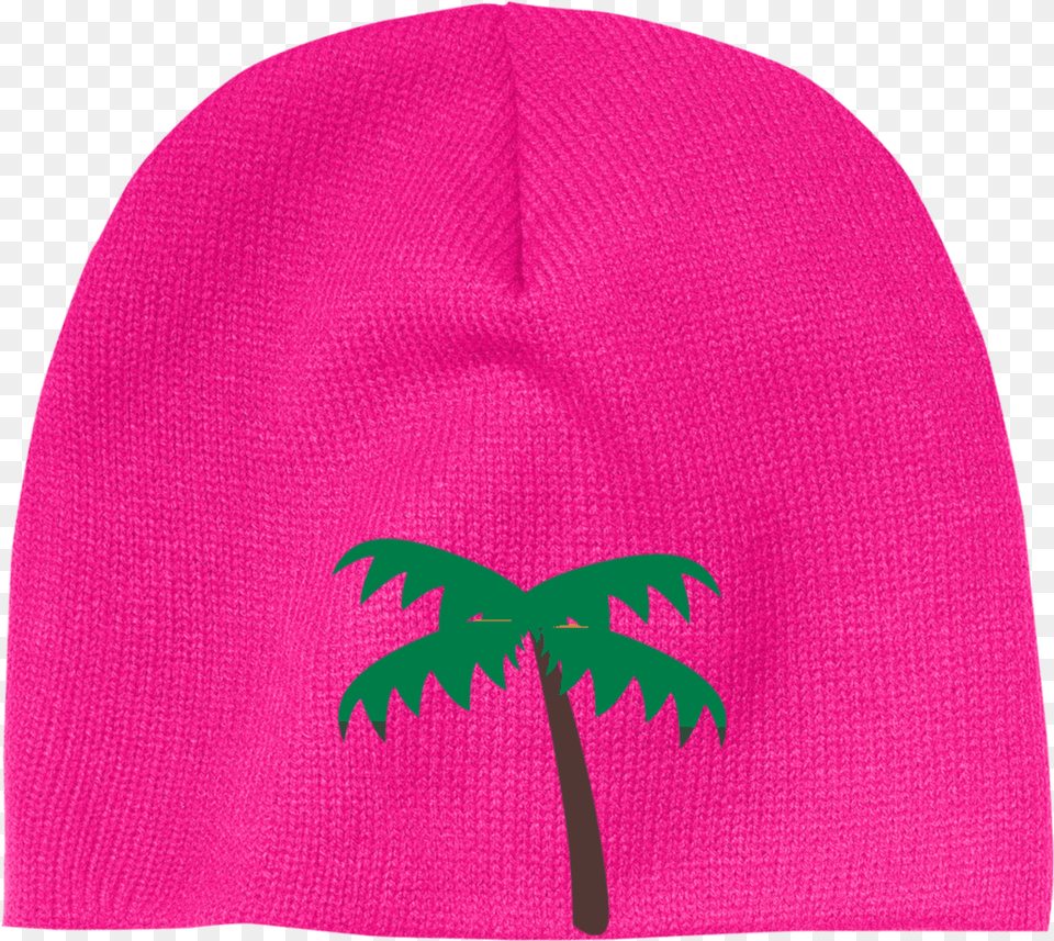 Palm Tree Emoji Cp91 100 Acrylic Beanie Beanie, Cap, Clothing, Hat, Swimwear Free Transparent Png