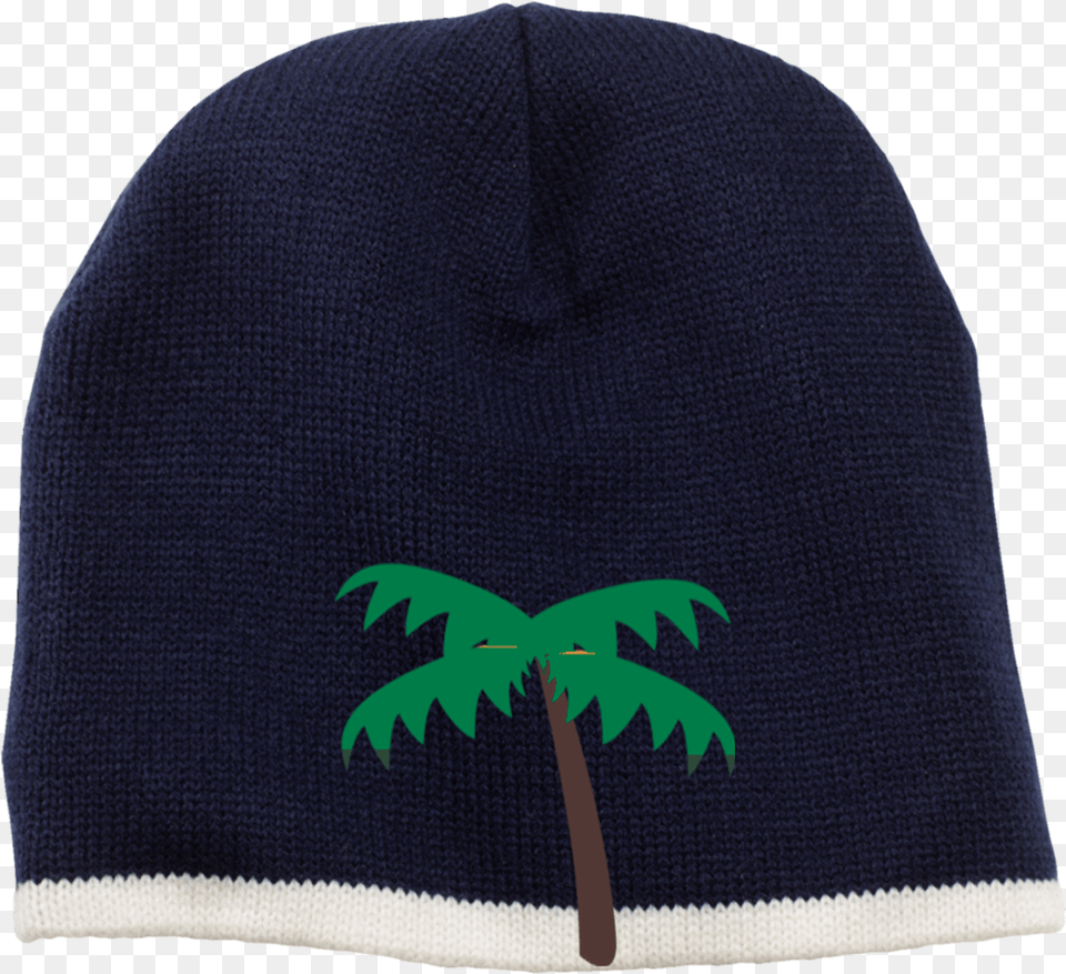 Palm Tree Emoji Cp91 Acrylic Toque, Beanie, Cap, Clothing, Hat Png Image