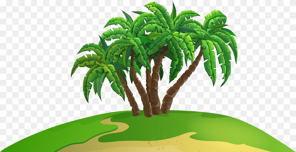 Palm Tree Emoji Island Clip Art Free Png