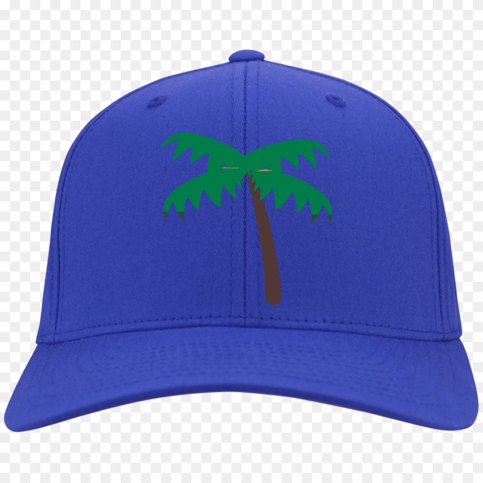 Palm Tree Emoji Port Authority Flex Fit Twill Baseball Cap, Baseball Cap, Clothing, Hat, Swimwear Free Png Download