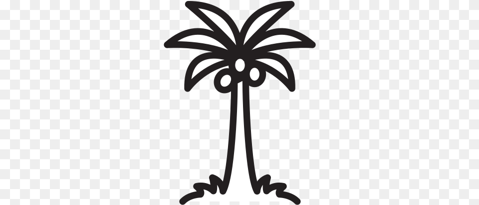 Palm Tree Free Icon Of Selman Icons Fresh, Stencil, Cross, Symbol Png Image