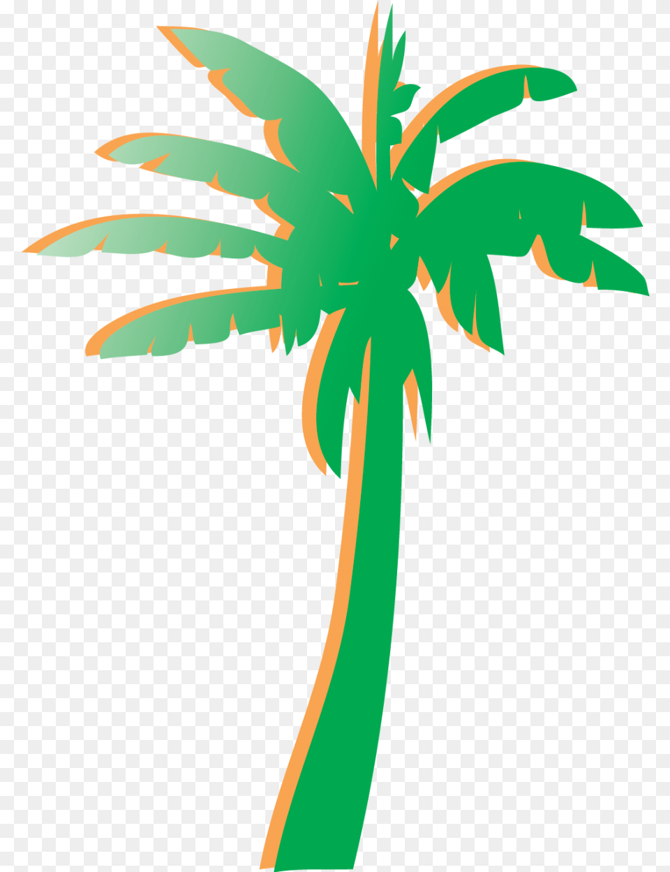 Palm Tree Graphic Jpg Library Stock Green Lodging Green Palm Tree Silhouette, Palm Tree, Plant Png