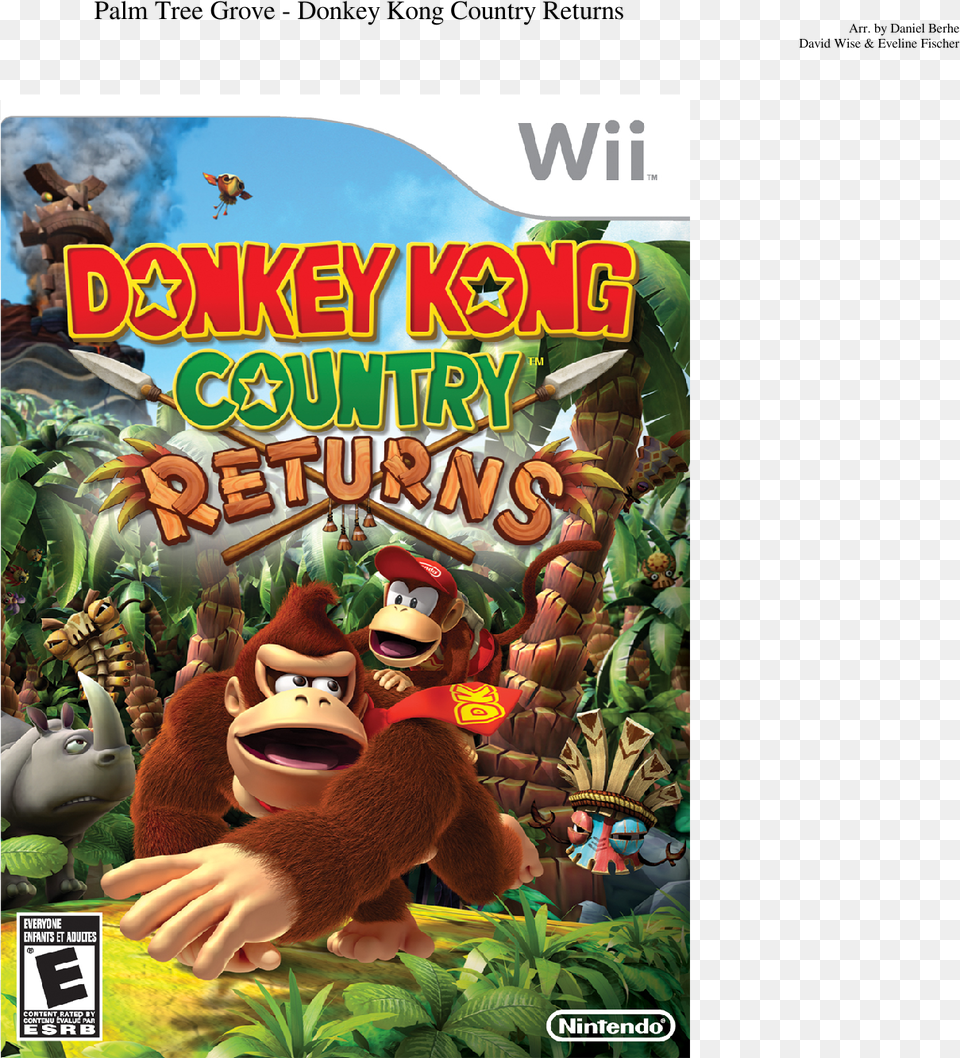 Palm Tree Grove Donkey Kong Country Returns Sheet Music Donkey Kong Returns Wii, Vegetation, Plant, Nature, Outdoors Png
