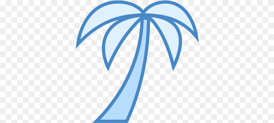 Palm Tree Icon Download And Vector Palm Tree Icon Blue, Art, Graphics, Logo Free Transparent Png