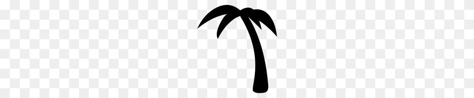 Palm Tree Icons Noun Project, Gray Free Png Download