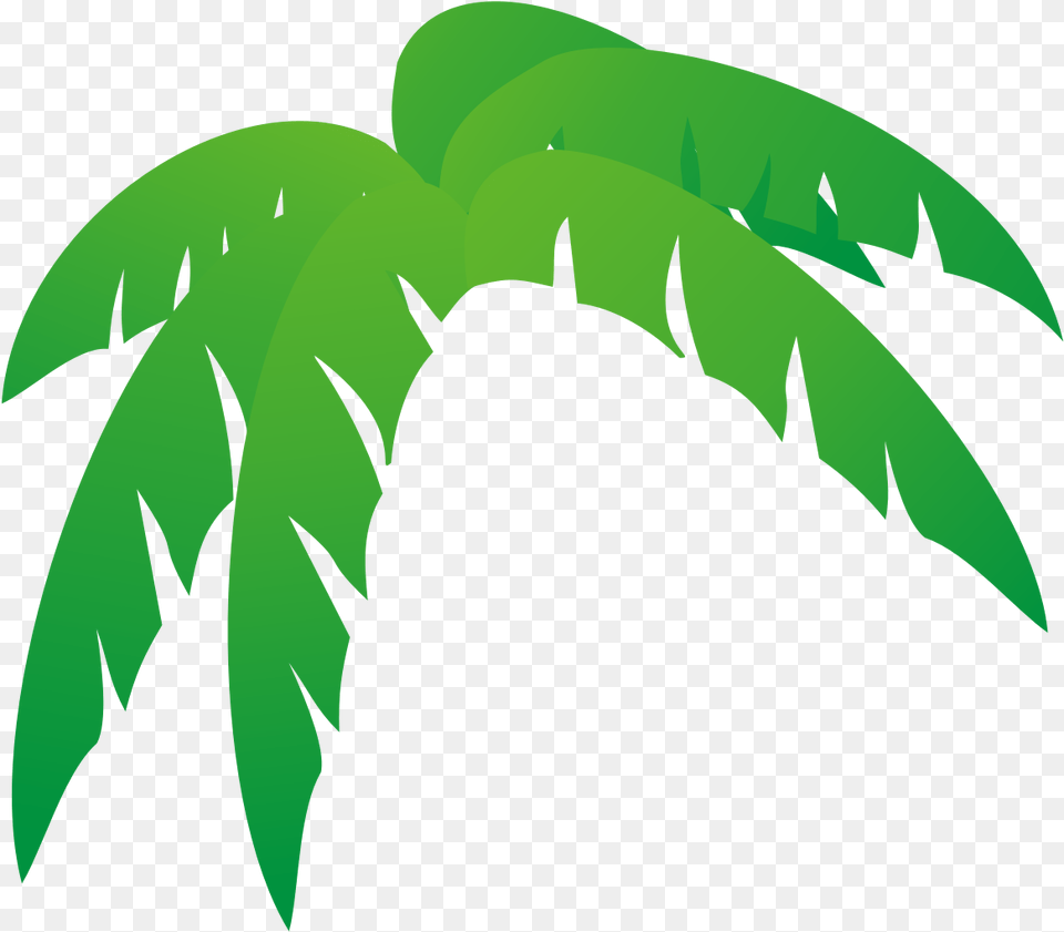 Palm Tree Leaves Transparent Palm Tree Leaves Clipart, Green, Leaf, Plant, Fern Png Image