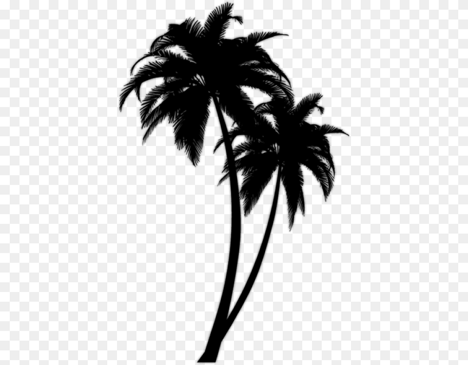 Palm Tree Palm Tree Tattoo Design, Gray Free Png