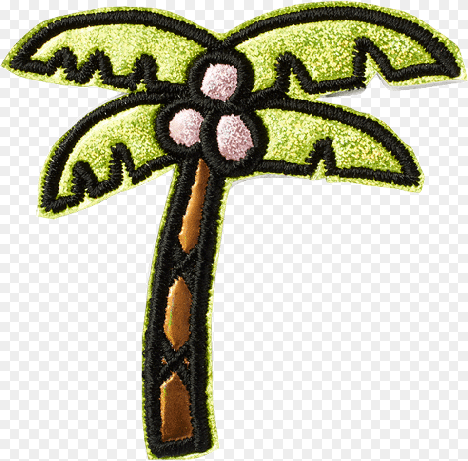Palm Tree Puffy Patch Palm Tree Patch, Cross, Symbol, Accessories Free Transparent Png