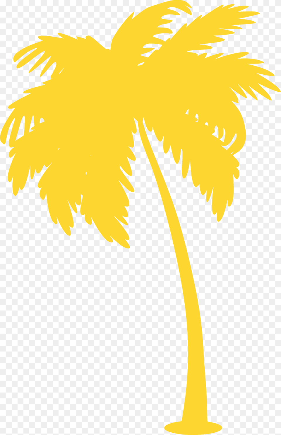 Palm Tree Silhouette, Palm Tree, Plant, Outdoors, Nature Free Png
