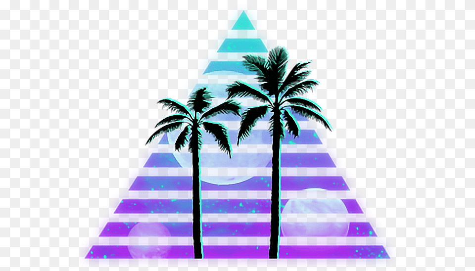 Palm Tree Silhouette Clip Art, Triangle, Plant, Nature, Outdoors Free Png Download
