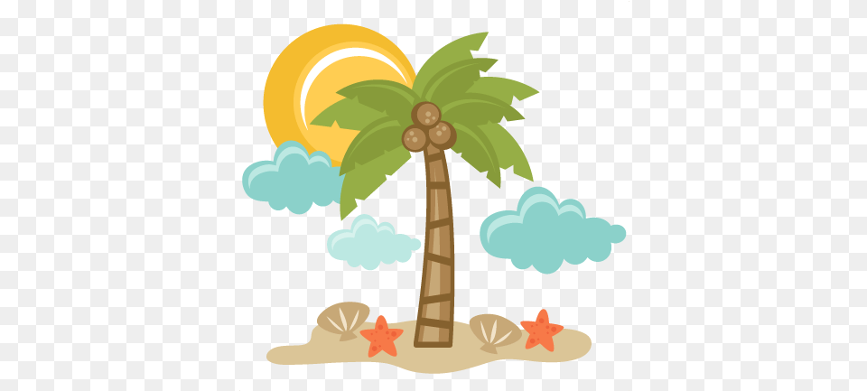 Palm Tree Svg Beach Cute Summer Clipart, Palm Tree, Plant, Outdoors Free Png