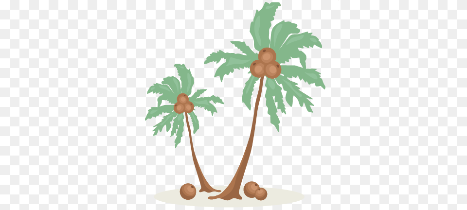 Palm Tree Svg Scrapbook Cut File Cute Clipart Files Cute Palm Trees, Palm Tree, Plant, Food, Fruit Free Png Download