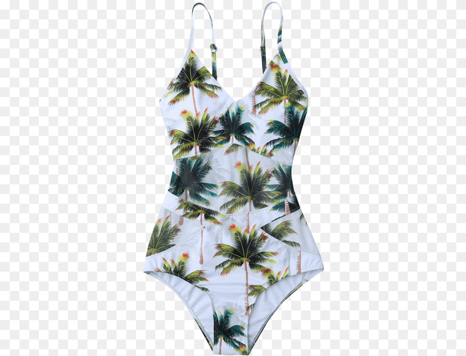 Palm Tree Swimming Costume, Bikini, Clothing, Swimwear, Beachwear Png