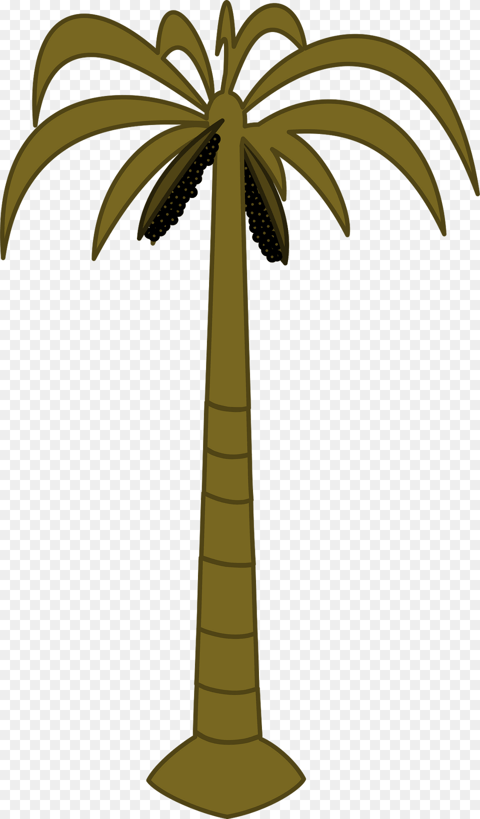 Palm Trees Clipart, Palm Tree, Plant, Tree, Cross Free Png Download