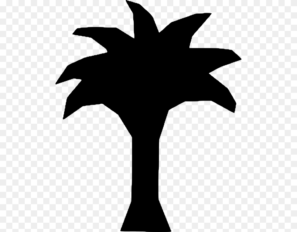 Palm Trees Computer Icons Woody Plant Date Palm, Gray Png Image