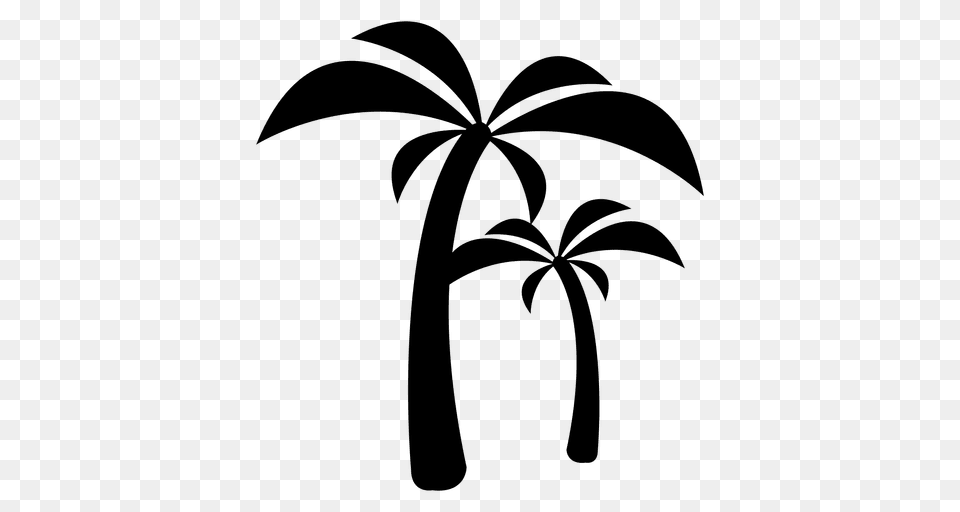 Palm Trees Icon, Green, Palm Tree, Plant, Tree Free Png Download